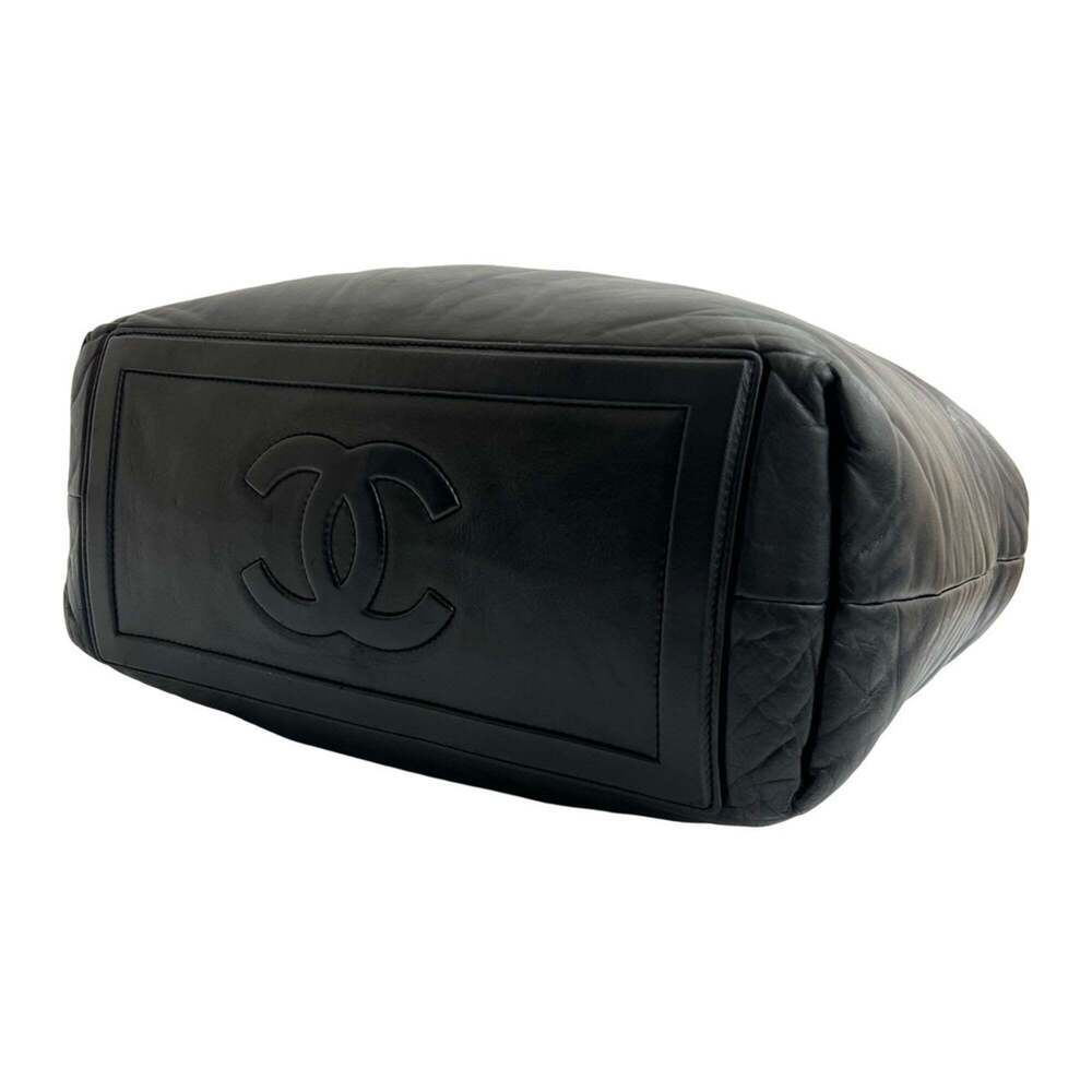 CHANEL Black Leather Tote Bag - Picture 8 of 10